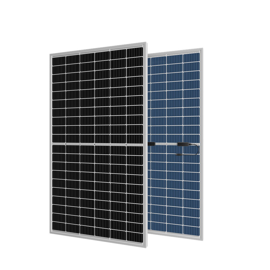 Multi Busbar Monocrystalline Half Cell PV Module (transparent backplane Solar Panel)